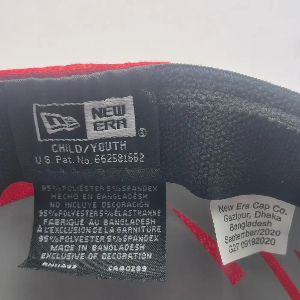 NXT ERA NFL Tampa Bay Buccaneers Red Fitted Hat Size Youth/Child